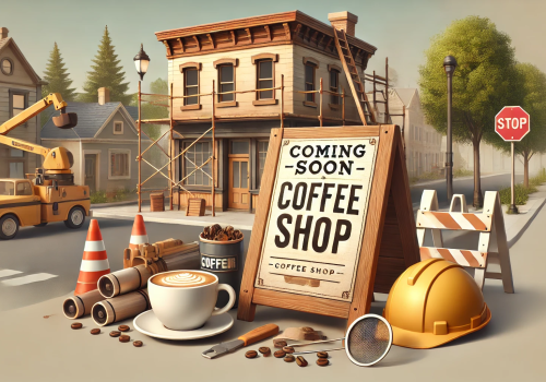 coffee shop construction
