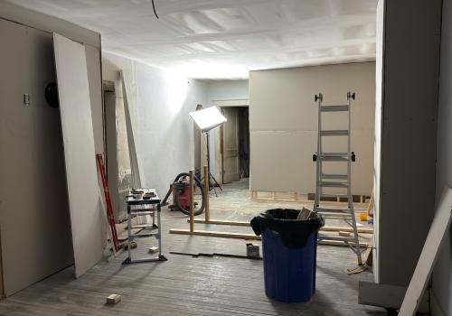 shop under construction
