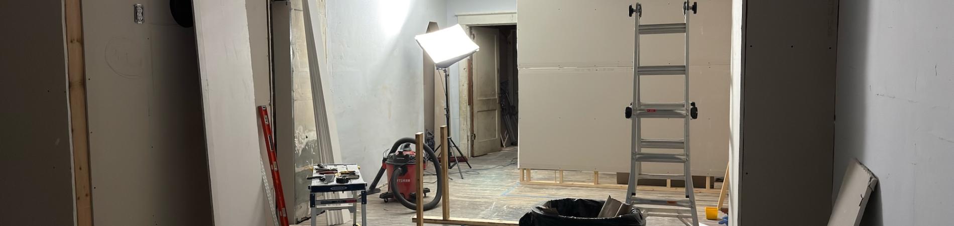 shop under construction